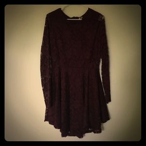 Beautiful Red Lace Dress